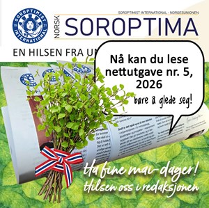 Soroptima - Medlemsblad for Norsk Soroptima